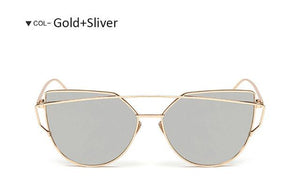 TSHING 2017  Fashion Children Cat Eye Sunglasses Boys Girls Brand Designer Mirror Cateye Sun Glasses Retro Kids Sunglasses UV400