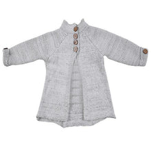 2017 Fashion Teenage Girls Clothing Outfit Clothes Button Knitted Sweater Cardigan Coat Tops Baby Clothing Girl Roupas