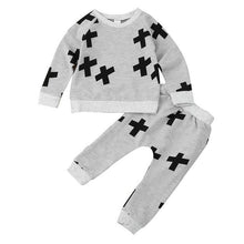 2017 Fashion Kids Clothes Toddler Infant Baby Boys Print Blouse Sweatshirt+Pants 2PCS Outfits Clothes Set Boys Children Clothing