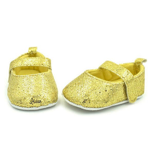 Non-slip Baby First Walkers Fashion Cotton Soft Sole Sequins Baby Girl Crib Shoes Spring Newborn Infant Sneakers Baby Girl Shoes