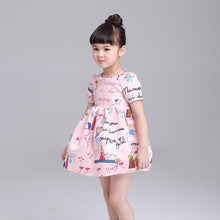 2016 Girls Dress Summer Toddler Clothes Flower Children Clothing for Girls Kids Party Wedding Fashion