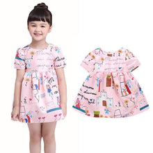 2016 Girls Dress Summer Toddler Clothes Flower Children Clothing for Girls Kids Party Wedding Fashion