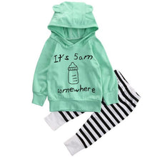 Baby Boys Girls Clothes Sets 2017 Spring Autumn Winter Fashion Baby Sweatshirt Long Sleeve Top+Long Pants Outfits Clothes 1Set
